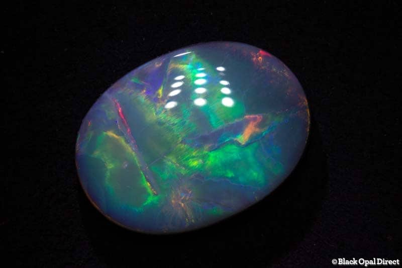 13.71 ct semi black opal 22x16x5mm - Image 4