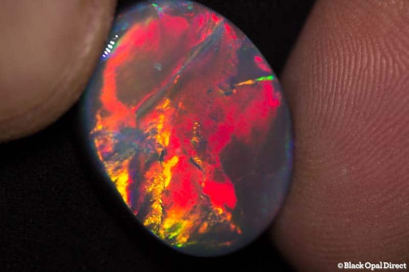 13.71 ct semi black opal 22x16x5mm - Image 6