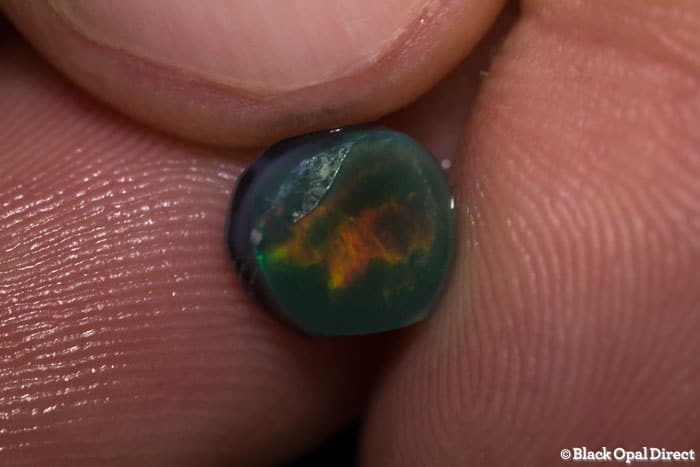 130 ct rough and rubbed opal parcel 14 pieces - Image 9