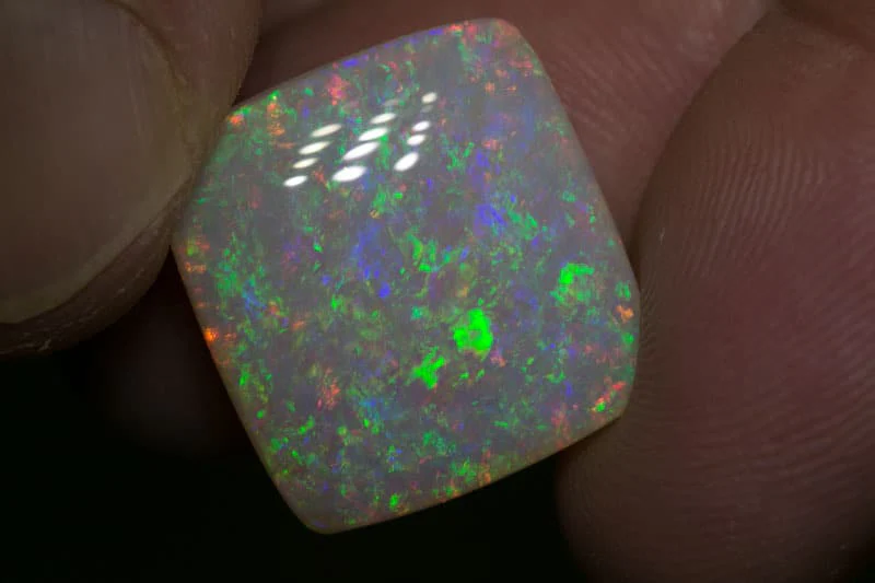 14.58 ct double sided white opal 18x17x6mm - Image 5