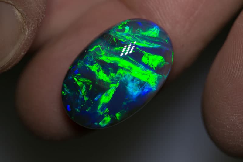 14.97 ct gem black opal 21x14x8mm - Image 2