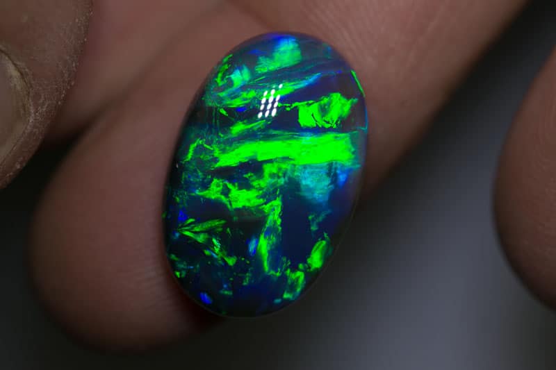 14.97 ct gem black opal 21x14x8mm - Image 3