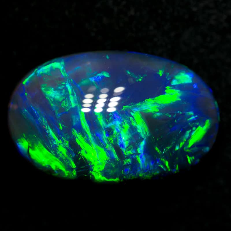14.97 ct gem black opal 21x14x8mm - Image 4