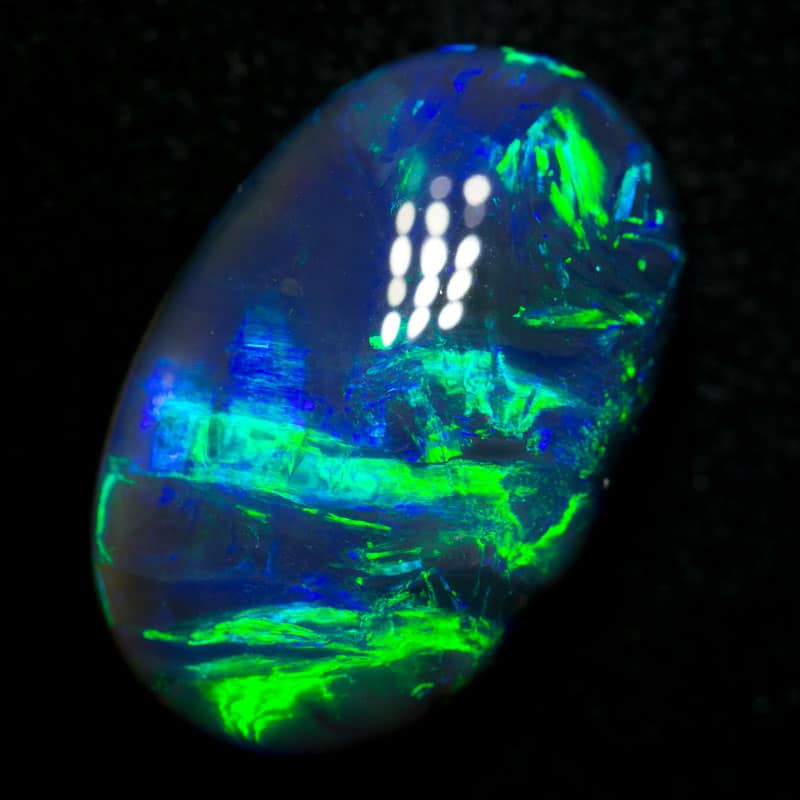 14.97 ct gem black opal 21x14x8mm - Image 5