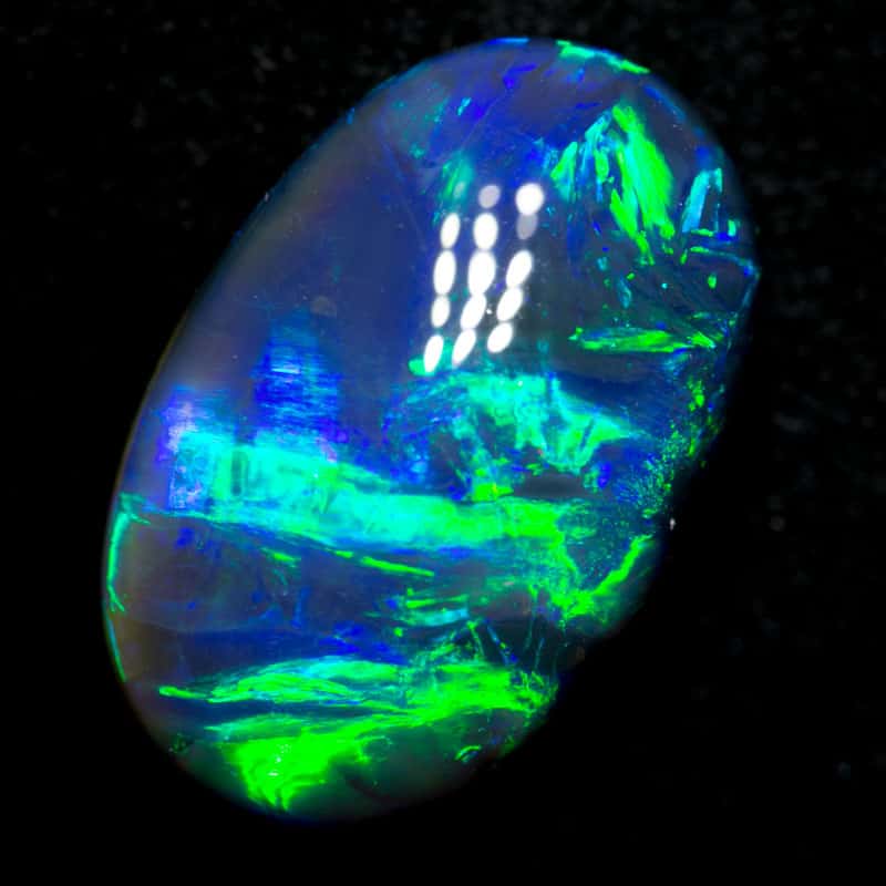 14.97 ct gem black opal 21x14x8mm - Image 6