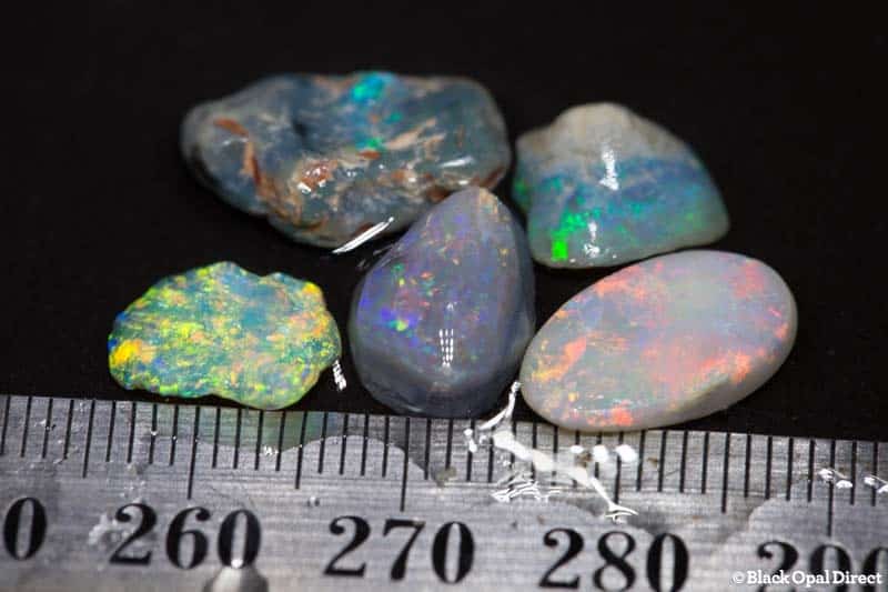 15.06 ct rough opal parcel 5 pieces - Image 2
