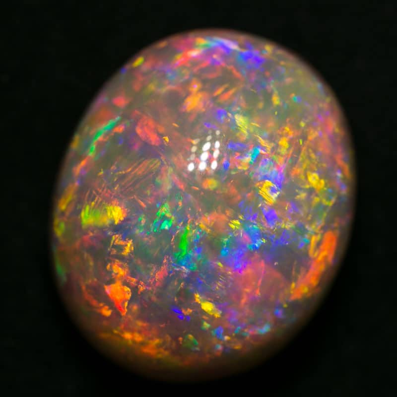 15.43 ct gem crystal opal double sided 17x14x11mm - Image 5