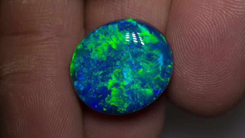 15.44 ct gem black opal 19.5x17x6.8mm - Image 2