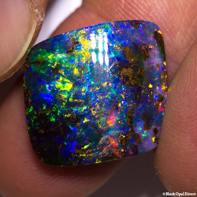 15.83 ct gem boulder opal 19x17x6mm - Image 2