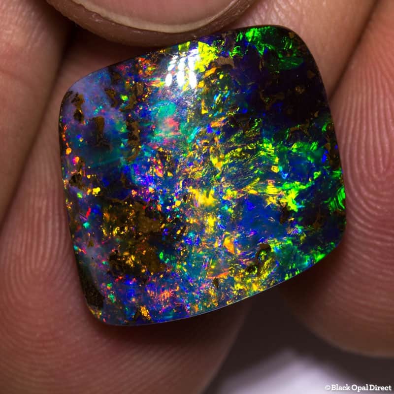 15.83 ct gem boulder opal 19x17x6mm - Image 5