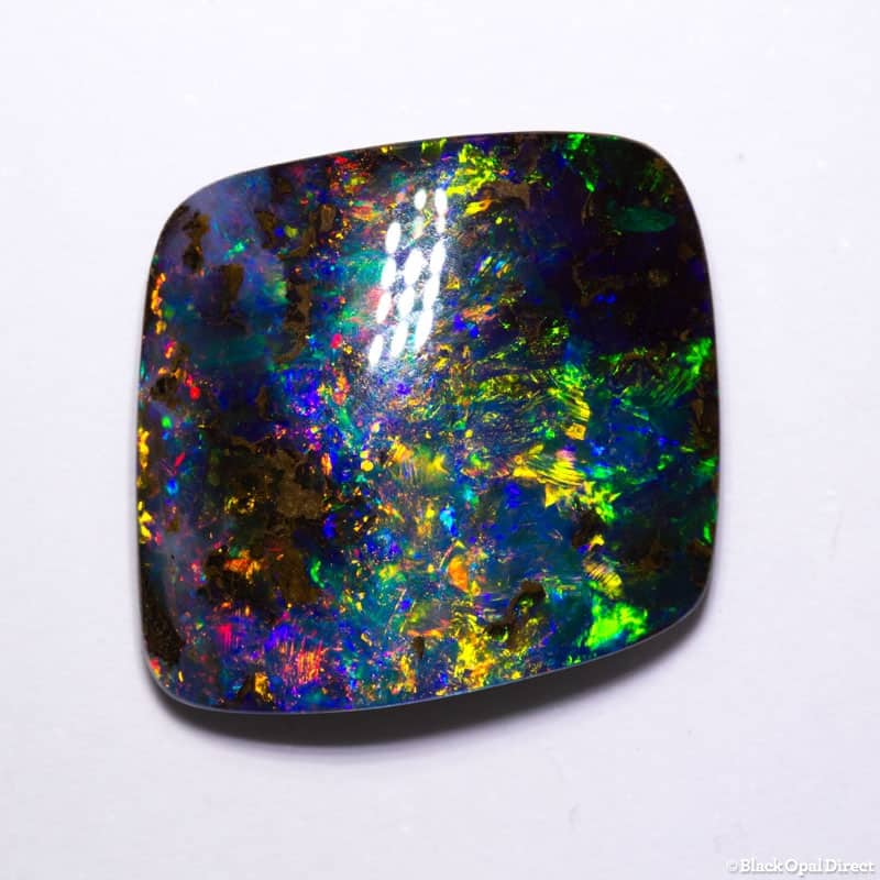 15.83 ct gem boulder opal 19x17x6mm - Image 6