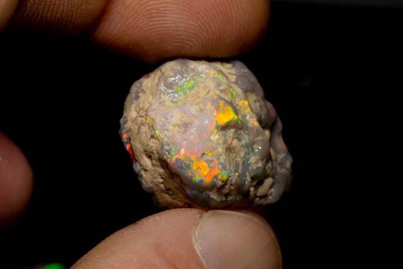 158 ct rough opal parcel 17pc - Image 2