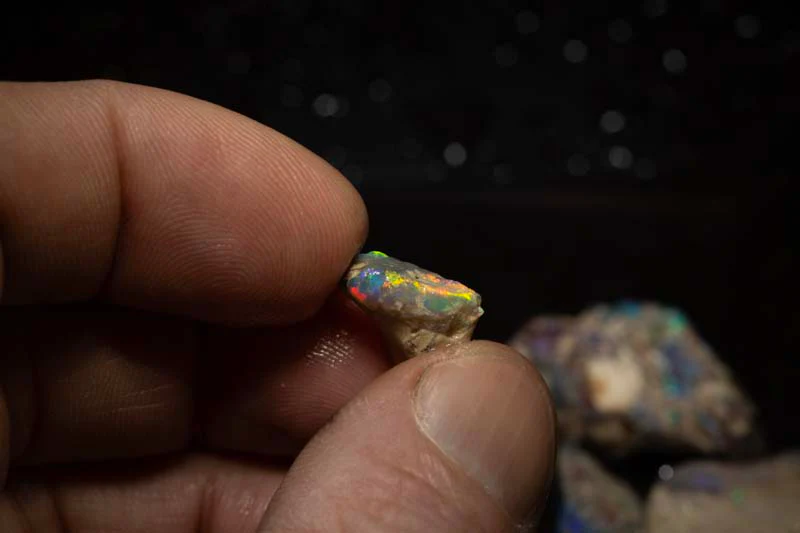 158 ct rough opal parcel 17pc - Image 3