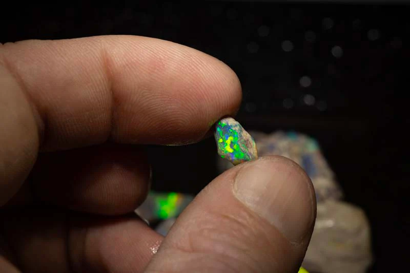158 ct rough opal parcel 17pc - Image 4
