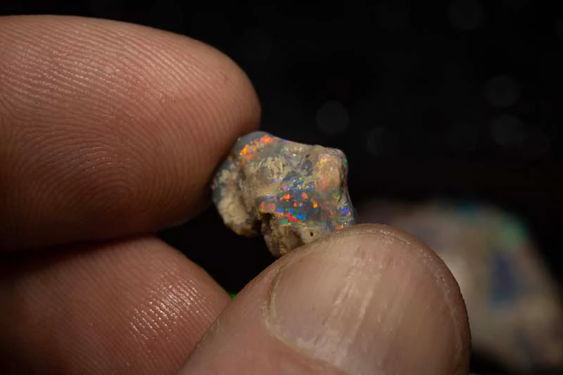 158 ct rough opal parcel 17pc - Image 5