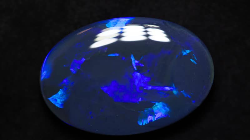 16.01 ct black opal 25x16.5x5mm - Image 3