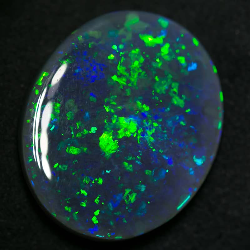 16.69 carat gem black opal 23.5x20x5.5mm - Image 4