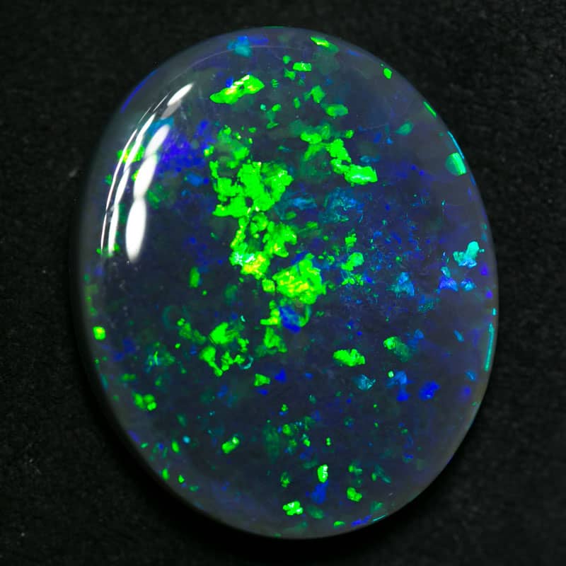 16.69 carat gem black opal 23.5x20x5.5mm - Image 5