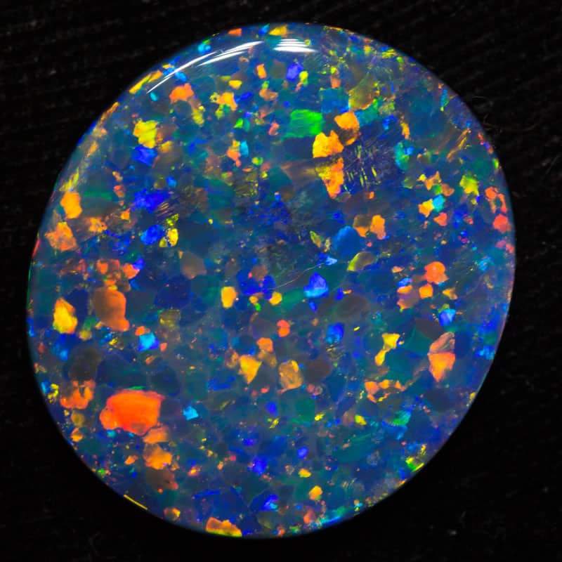 16.82 ct top gem large black opal 24x22x4.5mm - Image 3