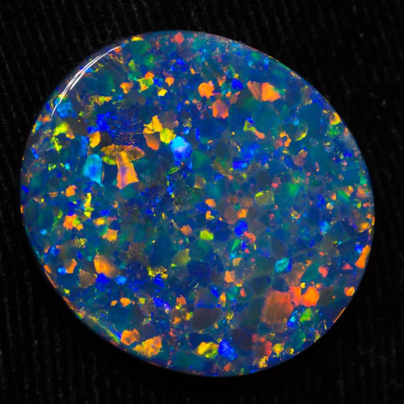 16.82 ct top gem large black opal 24x22x4.5mm - Image 4