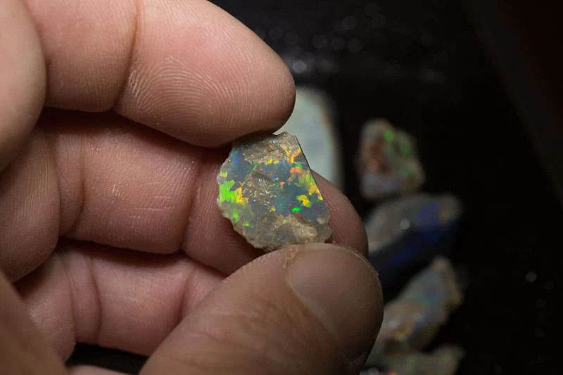 172 ct rough opal parcel 17 pieces - Image 7