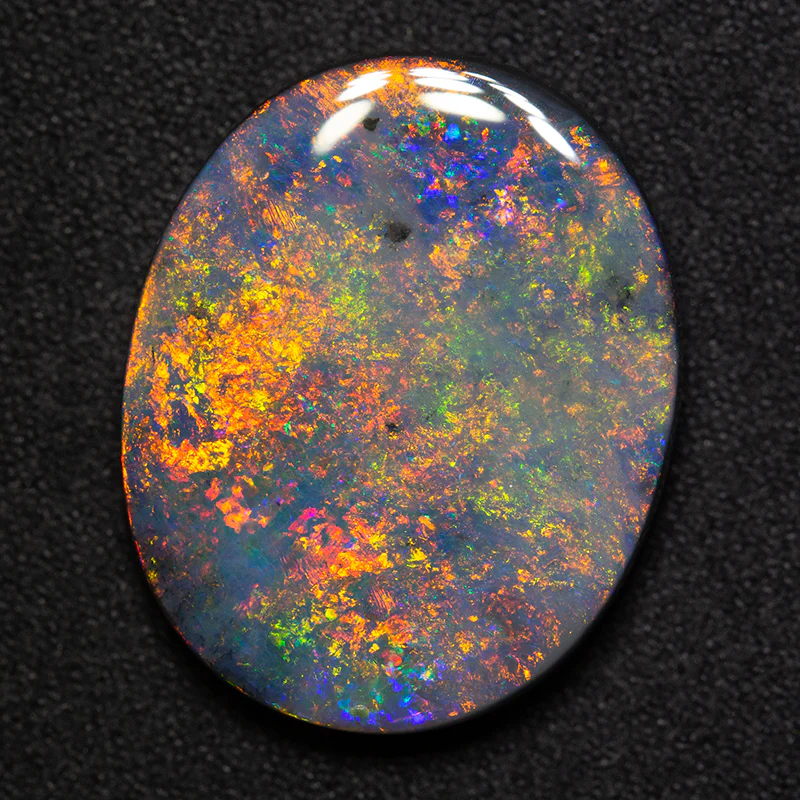 18.00 ct black opal 23.4x18.8x5.6mm - Image 2