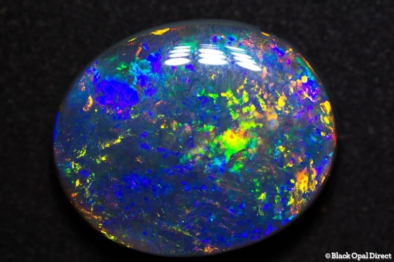 18.41 ct gem black opal large 22x18x7mm - Image 2