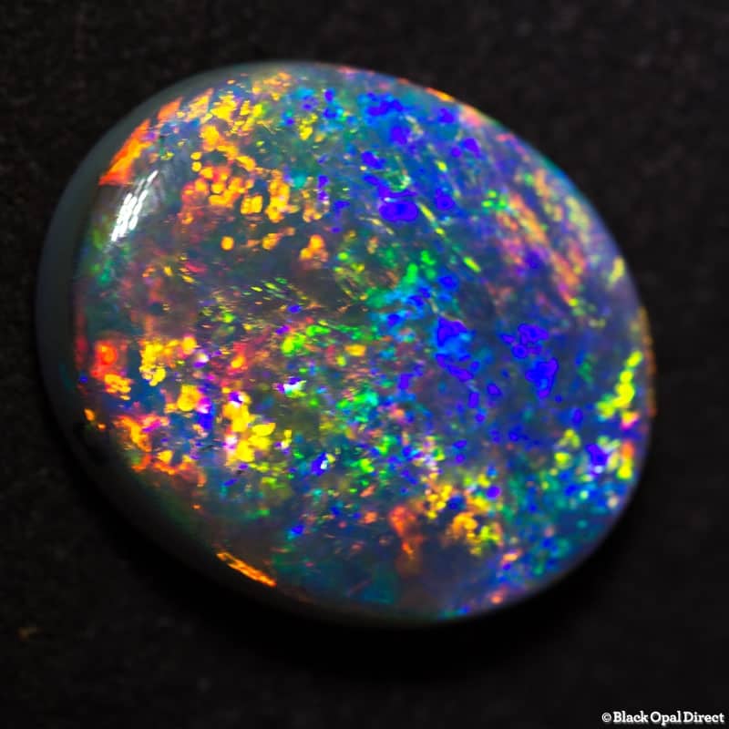 18.41 ct gem black opal large 22x18x7mm - Image 5