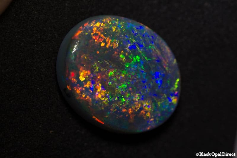 18.41 ct gem black opal large 22x18x7mm - Image 6