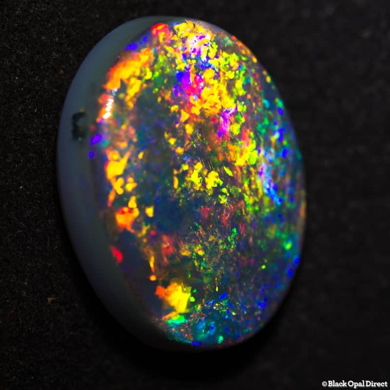 18.41 ct gem black opal large 22x18x7mm - Image 7