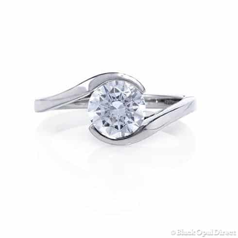 18kt Gold Engagement Ring - Custom Make - Image 2
