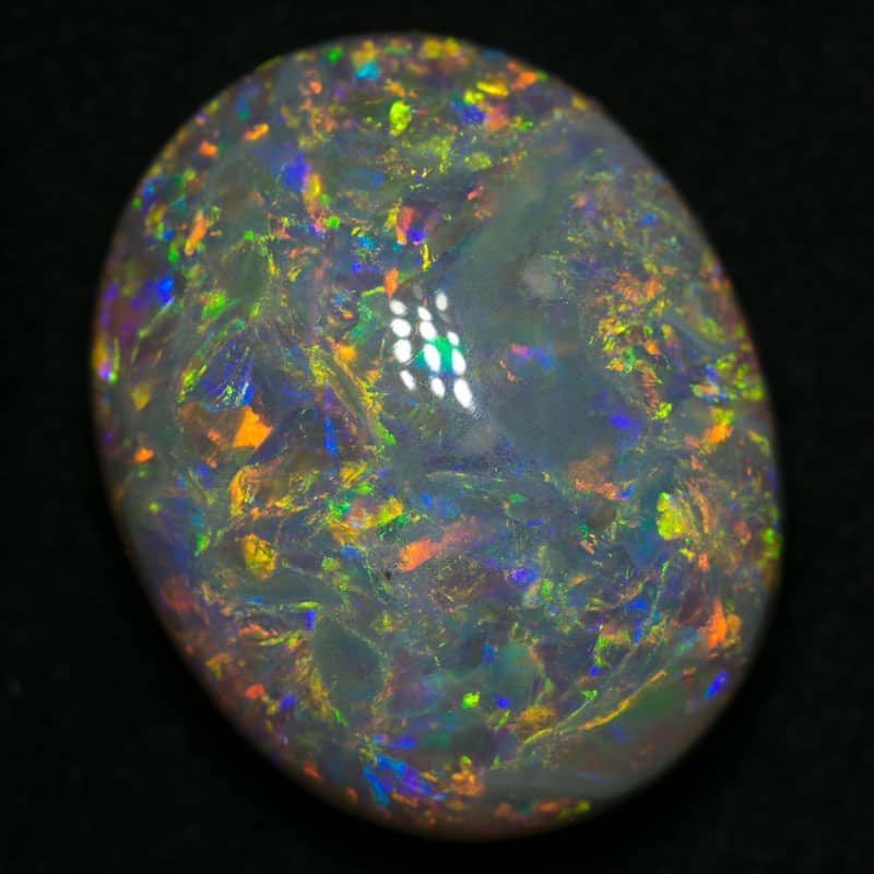 19.29 ct dark opal 21.5x17x9mm - Image 2