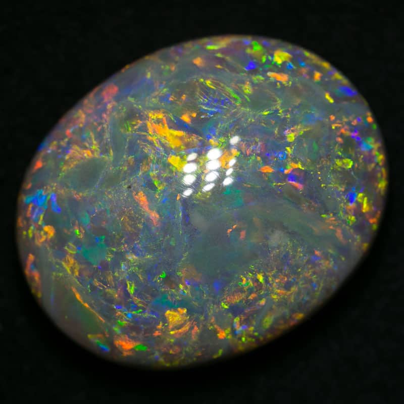 19.29 ct dark opal 21.5x17x9mm - Image 3