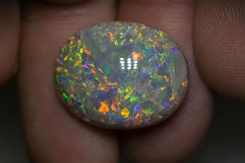 19.29 ct dark opal 21.5x17x9mm - Image 4