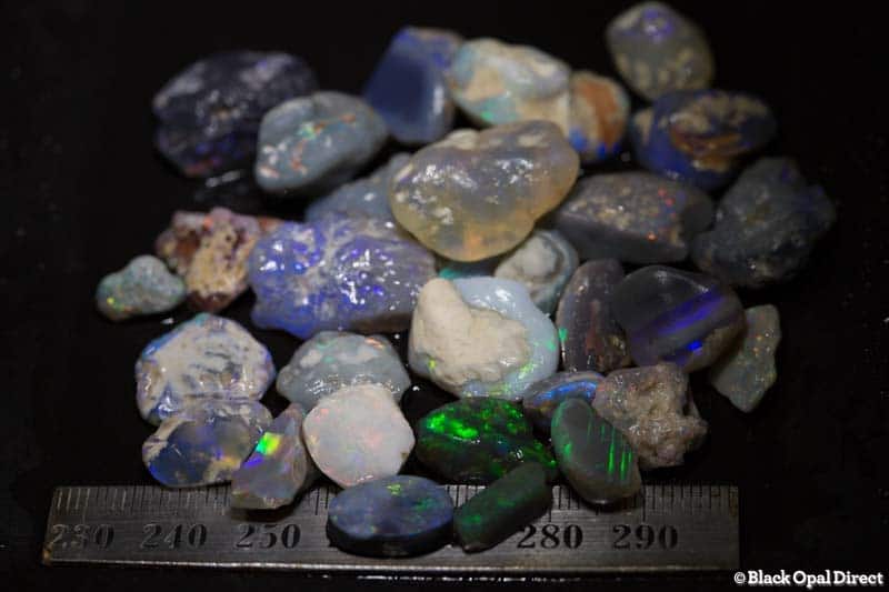 194 ct rough opal parcel for intermediate opal cutters - Image 2