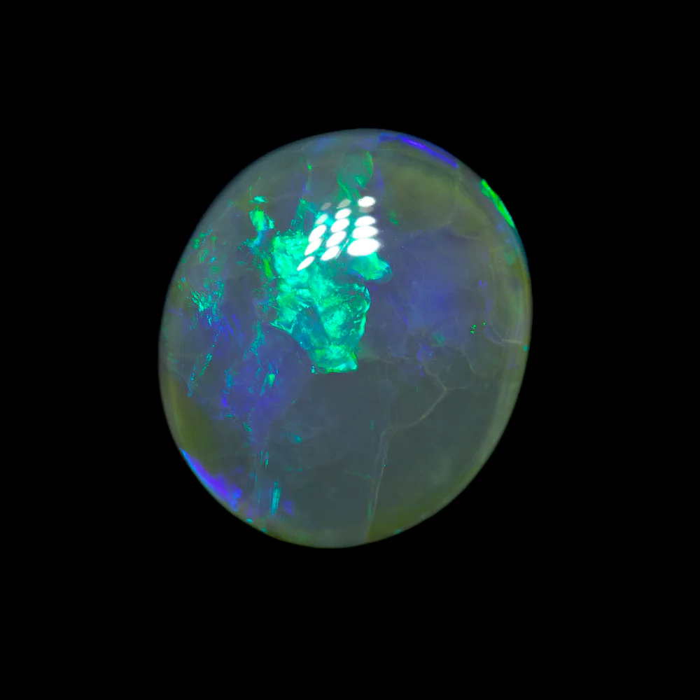 2.00 ct black opal 9.8x8.5x3.8mm - Image 2