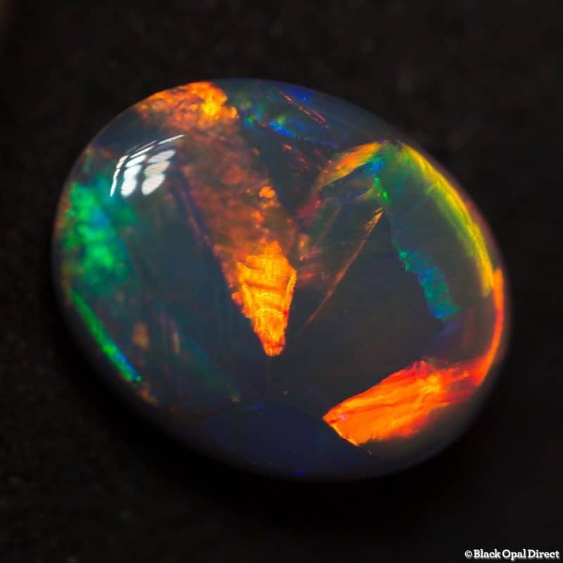 2.00 ct black opal gem 11x8.5x3mm - Image 2