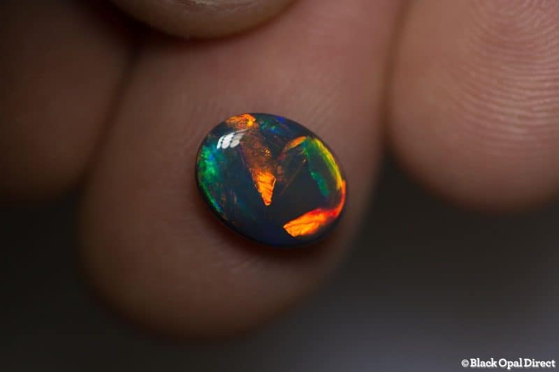2.00 ct black opal gem 11x8.5x3mm - Image 3