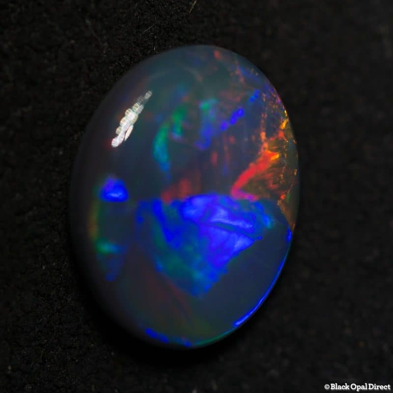 2.00 ct black opal gem 11x8.5x3mm - Image 4