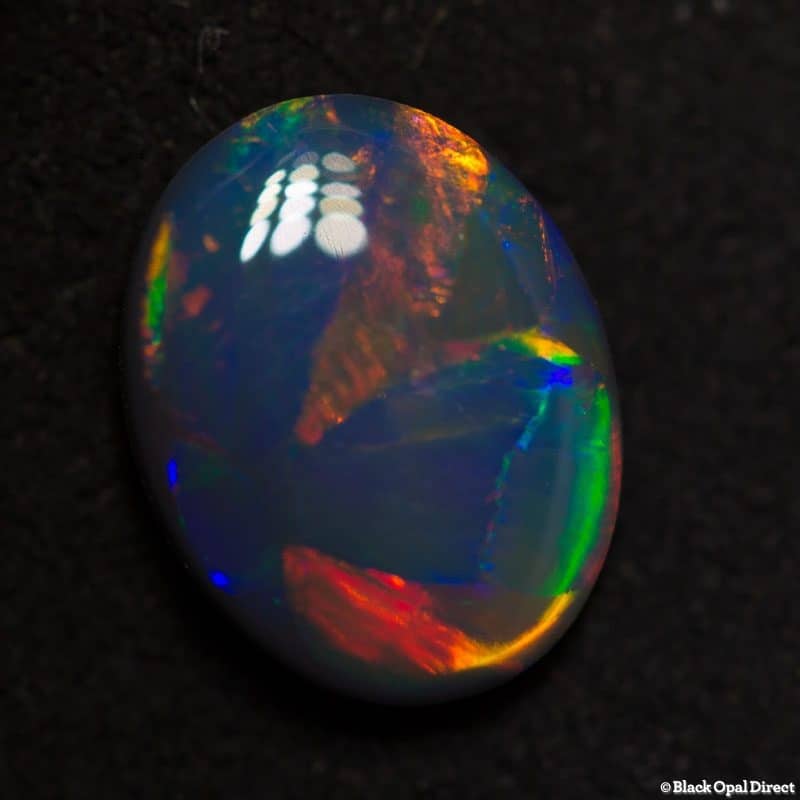 2.00 ct black opal gem 11x8.5x3mm - Image 5