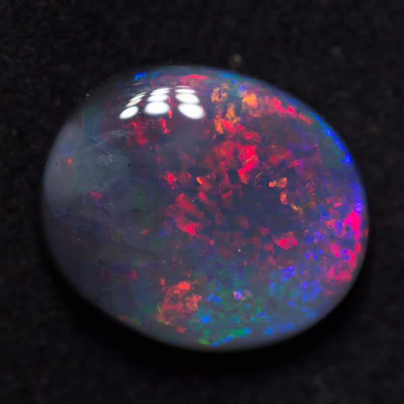 2.02 ct black opal 9.5x8x3.5mm - Image 3