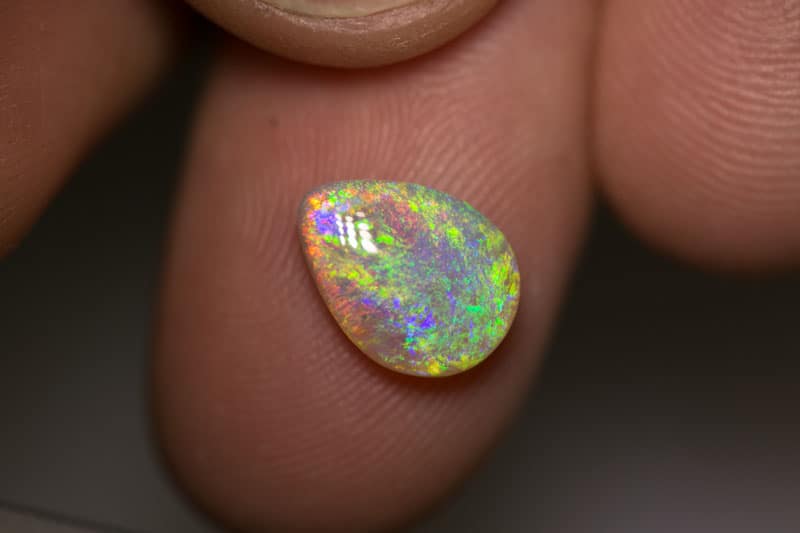 2.02 ct crystal opal drop shape 11x8x3.5mm - Image 2