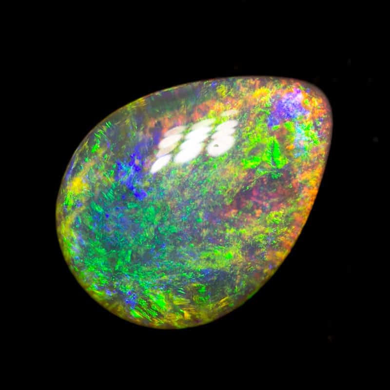 2.02 ct crystal opal drop shape 11x8x3.5mm - Image 3