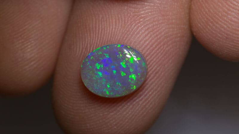 2.05 ct dark opal 10x8x3mm - Image 2