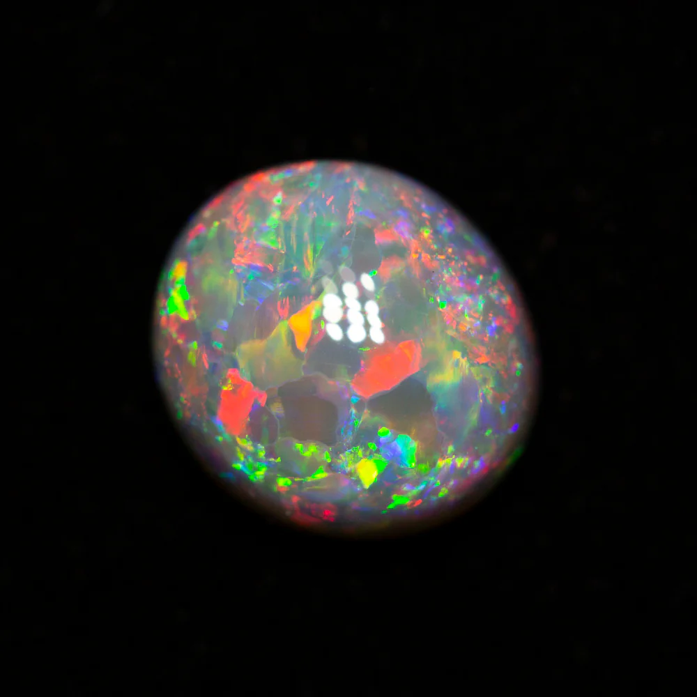 2.05 ct gem dark opal 9.3x8.4x4.5mm - Image 2