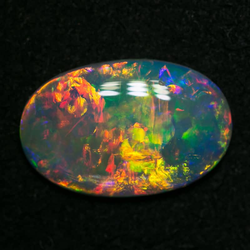 2.05 ct gem double sided crystal opal 14x10x3mm - Image 2