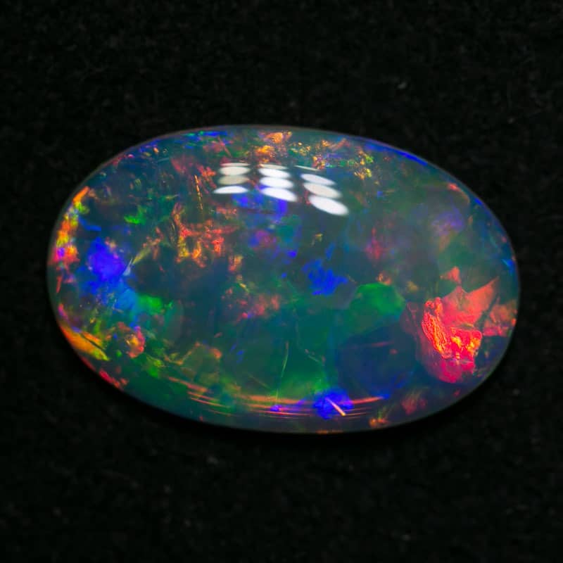 2.05 ct gem double sided crystal opal 14x10x3mm - Image 5