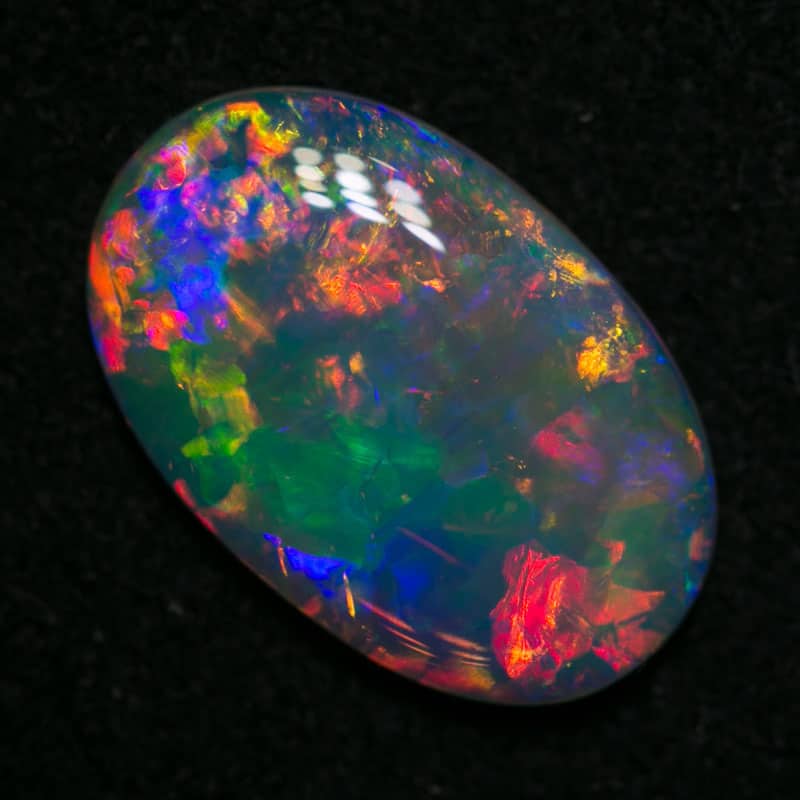 2.05 ct gem double sided crystal opal 14x10x3mm - Image 6