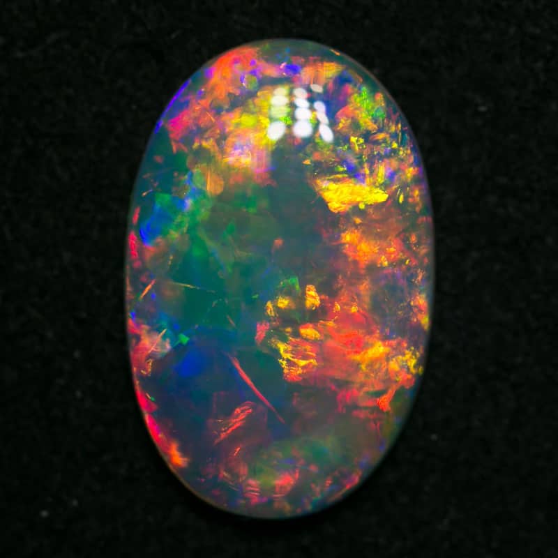 2.05 ct gem double sided crystal opal 14x10x3mm - Image 7