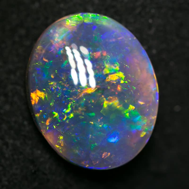 2.06 ct black opal 10.5x9x3.5mm - Image 3